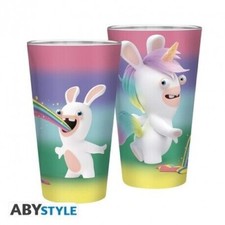 Lapins Cretins Rainbow Rabbids Glass Verre 400ml. Abystyle