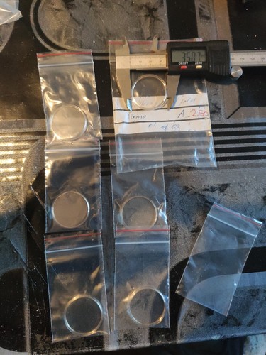 Horlogerie lot 6 verre - lot,