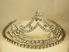 TIARE ANCIENNE ANTIQUE STRASS TIARA