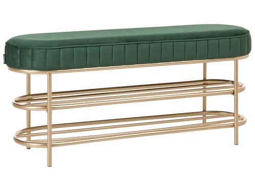 Banc glamour velours - banc, en