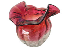 Vase Fenton, canneberge