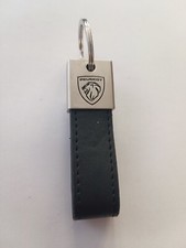 Porte-clés Cuir Automobile Lion PEUGEOT Garage CLARA Keychain vintage