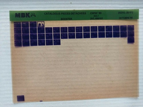 Microfiche mbk catalogue - microfiche,