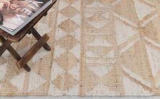 Tapis laine naturelle jute - tapis, en