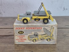 Jouet Ancien Camion Unic Multibenne Marrel Dinky Toys En Boite