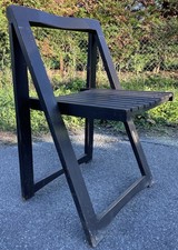 Aldo Jacober 1x Chaise Design pliante modèle Trieste Fauteuil de Jardin Pliable