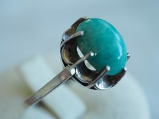 BAGUE ANCIENNE ART DECO ARGENT