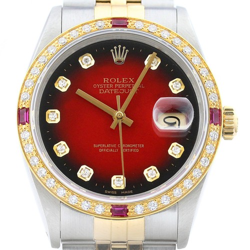 Rolex datejust rouge - rouge, vignette