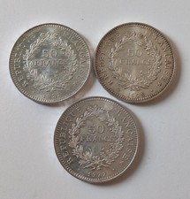 FRANCE - Lot 3 monnaies 50