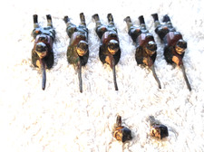 RARE CBG Mignot 5 anciens Soldats de plomb (têtes amovibles)