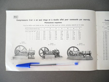 Ancien Catalogue A. BORSIG, TEGEL (1910) Compresseur d'Air - Technique - Outils
