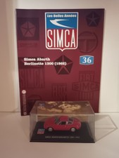 Simca Abarth Berlinette 1300 Rouge 1962 + Fascicule Altaya 1/43