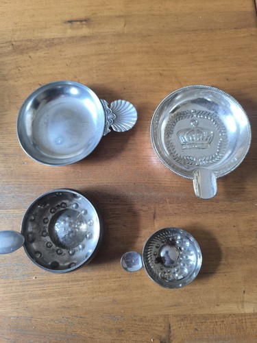 Lot tastevin métal argenté - tastevin,