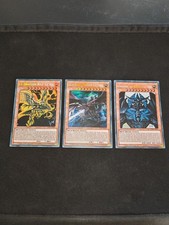 LOT DE CARTES YU-GI-OH! DIEUX ÉGYPTIENS ILLUSTRATION ALTERNATIVE SECRET RARE