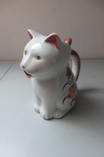 Chat pichet à lait céramique