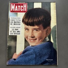 Paris Match Numéro 323 1955 Kroutchev Yougoslavie Epsom Ascari Pablito Calvo