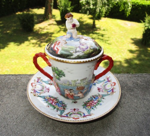 Tasse couverte chocolat - tasse,