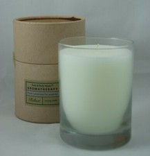 Bath Body Works *AROMATHERAPY* BLUE LAVENDER PALMOROSA Candle 10 oz *RETIRED*