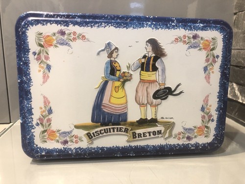 Boite biscuits ancienne la - ancienne,