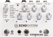 Empress Effects Echosystem Dual-Engine Digital Delay and Reverb Pedal NEUF