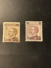 ITALIE ITALIE 50 c. Sass. 139-140 (1923) MNH XF - CV 103 Euros (De)