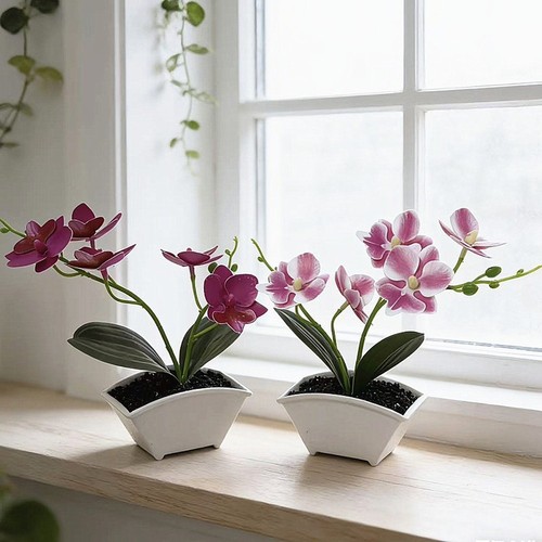 Faux arrangement orchidée