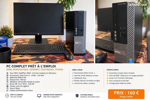 Complet dell optiplex 3020 - pc,