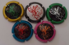 5 BELLES CAPSULES CHAMPAGNE FONTAINE SALOME FEERIE REF N°1 a 1d NEWS