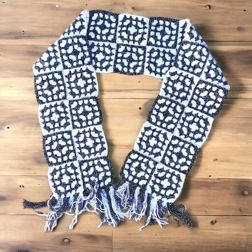 écharpe fait main crochet - fait,