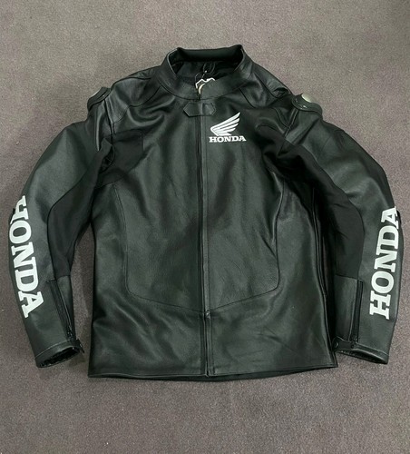 Black honda style leather - black,