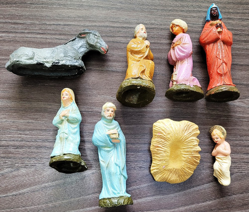 Lot sujets crèche - lot, de