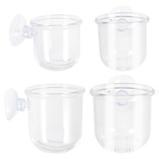  4 Pcs Distributeur Pour Poisson D'aquarium Mangeoire À Crevettes Aux