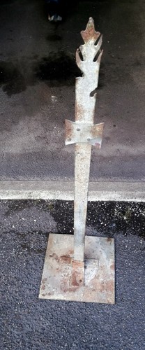 Poteau barbelé allemand ww2