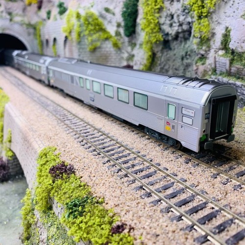 Voitures inox train expo - "train, expo"
