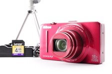 Nikon Coolpix S9300 rouge avec