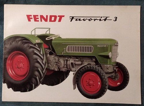 Rare brochure fendt - fendt, favorit