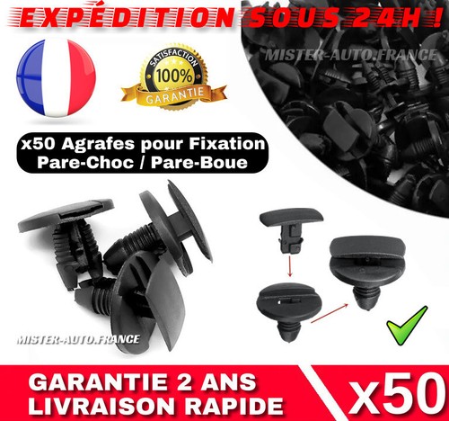 Agrafe fixation pare choc - fixation, pare-choc
