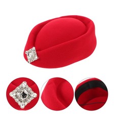  Béret De Style Britannique Deguisement Hotesse Air Casquette Beret Cap