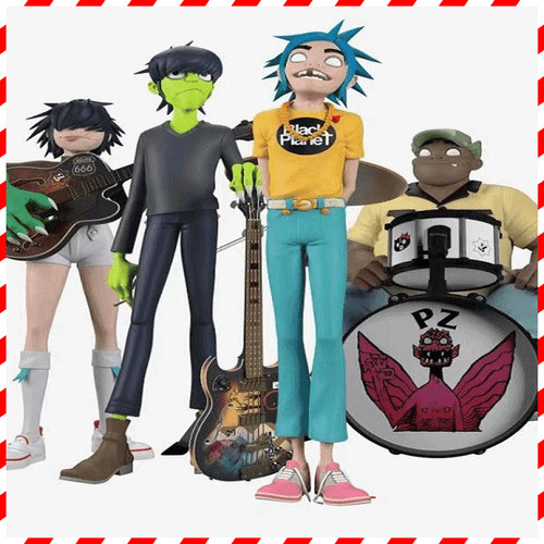 Action doll gorillaz - action, band
