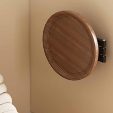 Table pliante murale rotative