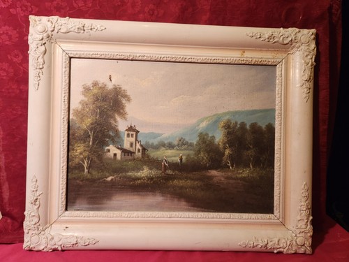 Tableau ancien barbizon - ancien,