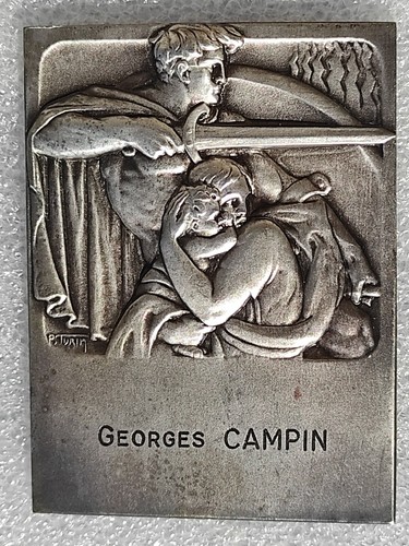 Medaille art deco - par, turin
