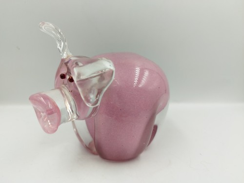 Figurine cochon rose pâte - cochon,