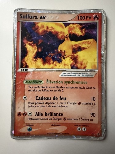 Carte pokémon sulfura 031 - carte,