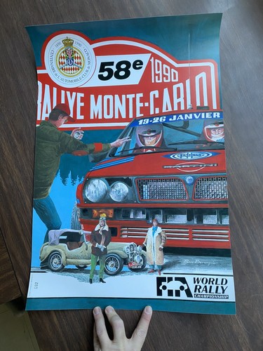 Affiche originale 58eme - 58eme, rallye