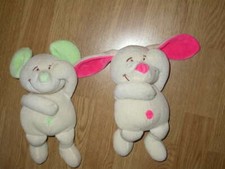 Doudou Peluche lot 2 souris