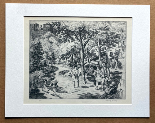 Vintage 1939 print 11x14 - vintage,