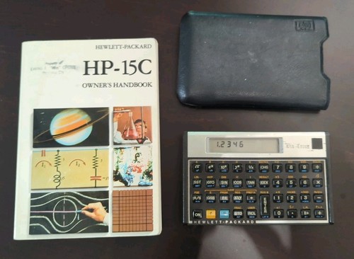 Vintage hewlett packard 15c - hewlett-packard, hp