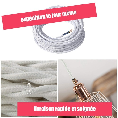 Câble électrique textile