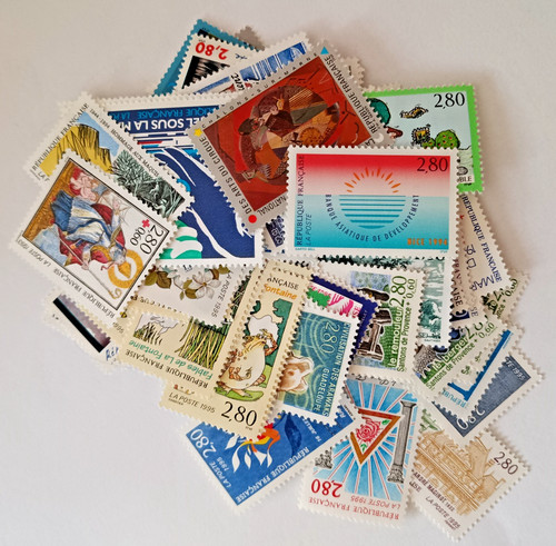 100 timbres francais neufs - neufs, de